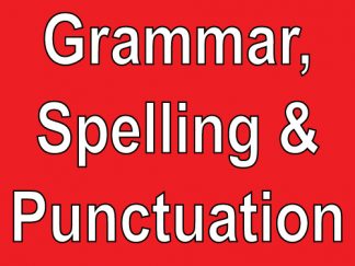 Grammar, Spelling & Punctuation Resources